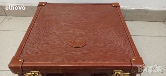 Австрийски кожен куфар Nigst Wien, снимка 7 - Куфари - 32951454