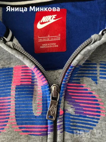 Детски суичър Nike, размер до 156 см, снимка 5 - Детски анцузи и суичери - 47375988