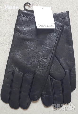 Нови кожени ръкавици  Calvin Klein