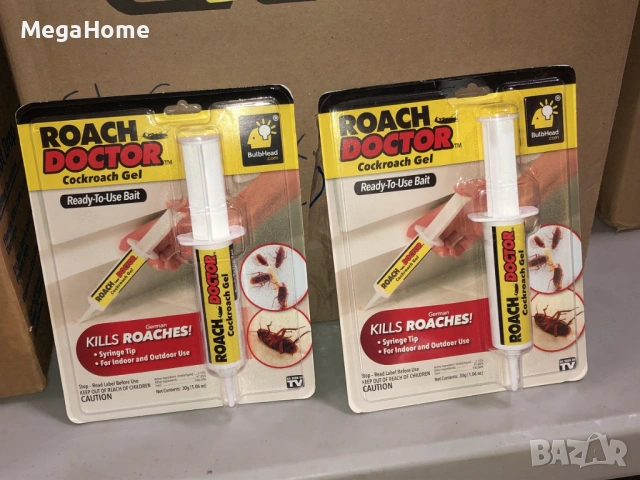 Гел отрова за хлебарки, Инсектицид против хлебарки Roach Doctor, снимка 4 - Други стоки за дома - 53196783