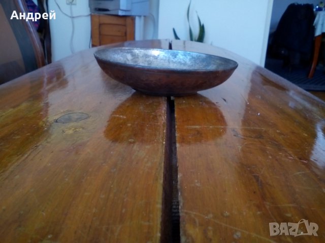 Бакърена,медна паница,чиния #2, снимка 2 - Антикварни и старинни предмети - 28319742