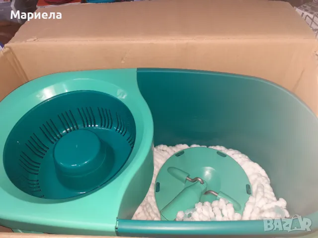 Моп Clean Twist без дръжка , Кофа+парцал , Кофа leifheit ergo twist + резервен моп, снимка 2 - Други - 47672160