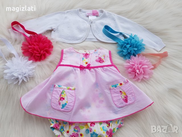 Рокля боди 0-3 месеца, снимка 7 - Бебешки рокли - 28458578