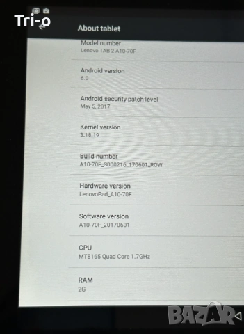 Lenovo Tab 2 A10-70F, снимка 4 - Таблети - 53134153