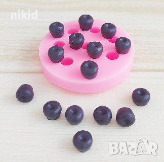 Боровинка Боровинки силиконов молд форма за декор украса торта фондан шоколад и др, снимка 2 - Форми - 22308136