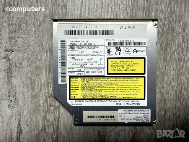 Toshiba SD C2612 - DVD-ROM drive, снимка 1