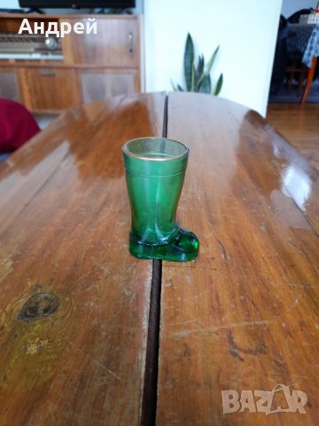 Стар сувенир,Стъклен ботуш, снимка 3 - Други ценни предмети - 32983879