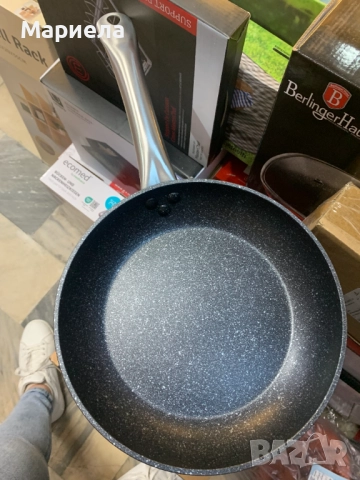 Brio Професионален тиган 24 см. / Подходящ за индукция, снимка 4 - Съдове за готвене - 52116767
