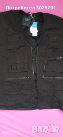 Нов Дамски Адидас Черен елек жилетка М Л ХЛ ХХЛ  ХХХЛ , снимка 10 - Якета - 51682001