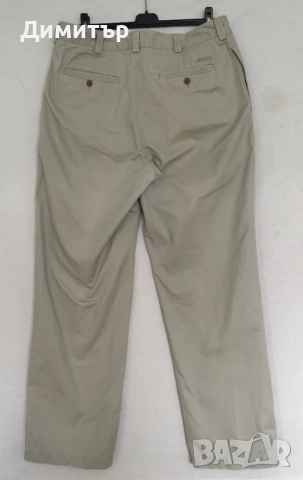 Мъжки бежов панталон Perry Ellis, снимка 2 - Панталони - 52063178