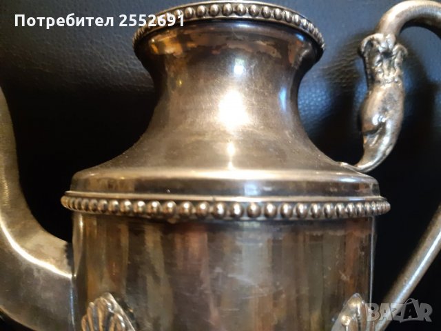 Старинен посребрен съд, снимка 7 - Колекции - 27779536