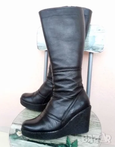 Ботуши естествена кожа 37 номер