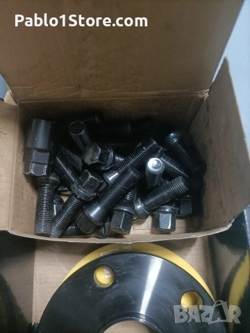 Фланци за джанти комплект от 2 OMP 15MM 5X112 57.1 M14X1.5 CONIC+14X1.5 BALL , снимка 6 - Части - 52683445