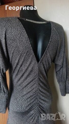 Рокля/туника по тялото👗🍀S,S/M👗🍀 арт.080, снимка 3 - Рокли - 27429230