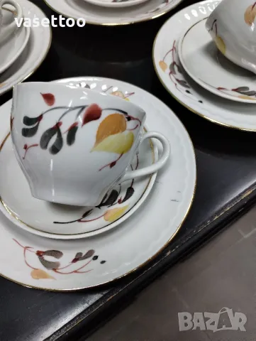Руски чаен сервиз, снимка 4 - Сервизи - 50056644