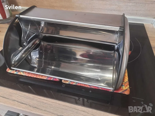 Кутия за хляб-метална, снимка 3 - Кутии за съхранение - 51854508