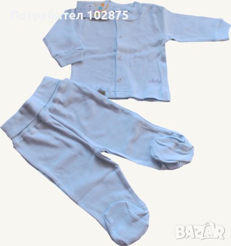 Памучен комплект за бебе, снимка 1