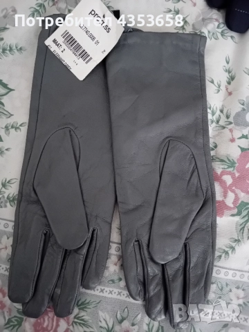 Нови естествена кожа ръкавици, снимка 2 - Ръкавици - 52864878