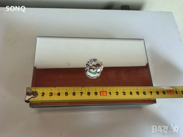 Прекрасна Огледална Кутия За Бижута, снимка 8 - Антикварни и старинни предмети - 53021054