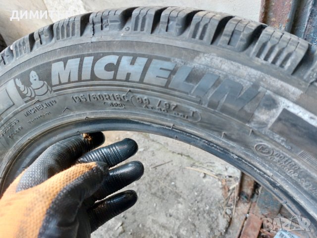 4бр.зимни MICHELIN 195/60/16C 99T DOT 3620, снимка 5 - Гуми и джанти - 40458428