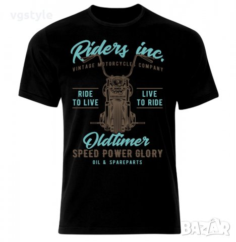 Тениска Моторджийска Мото Мотокрос Ендуро Моторист Мотоциклетизъм Мотор Рокер Moto Motorcycle, снимка 1