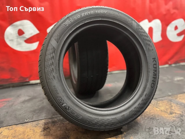 245 50 18, Летни гуми, Kumho EcstaPS71, 2 броя, снимка 5 - Гуми и джанти - 50782021