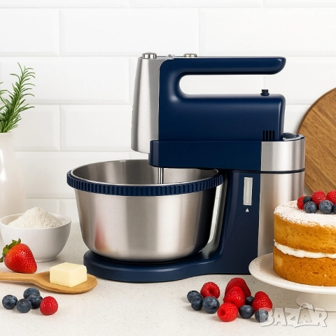 ръчен миксер с купа
