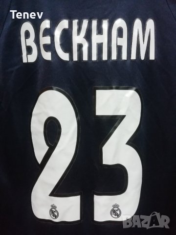 Real Madrid David Beckham Adidas оригинална тениска фланелка Реал Мадрид Бекъм размер М, снимка 3 - Тениски - 43430163