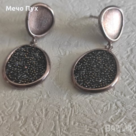 Сребърни обеци (18), снимка 6 - Обеци - 42971183