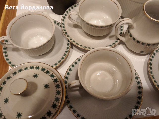 Стар български сервиз за чай или кафе, снимка 2 - Сервизи - 38749522
