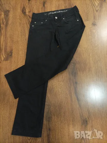 Черни дамски дънки Vila, снимка 3 - Дънки - 48999811