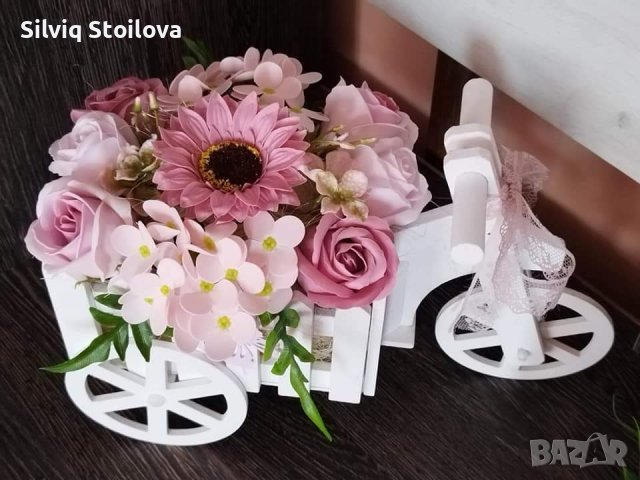 Колела със сапунени цветя , снимка 9 - Подаръци за жени - 40282902