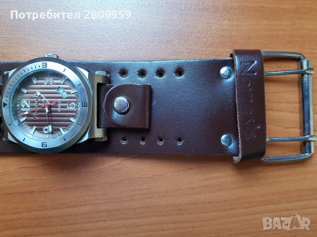 Мъжки часовник Nemesis с широк кожен маншет, снимка 6 - Мъжки - 36571510