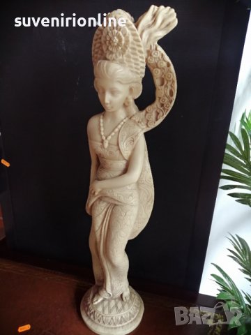 Голяма женска фигура от алабастър, внос от Италия , снимка 5 - Статуетки - 37742338