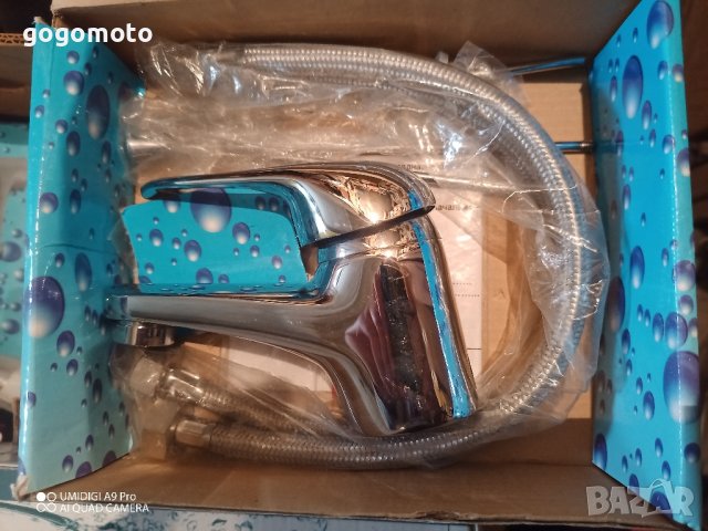 смесител хром,Делфин,НОВ Смесител КОМПЛЕКТ месингов кран + СИФОН, керамичен Смесител батерия за баня, снимка 18 - Други стоки за дома - 43558546