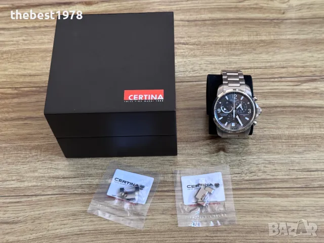 Certina DS Podium Big Size GMT Chrono All Titanium, снимка 1 - Мъжки - 49230659