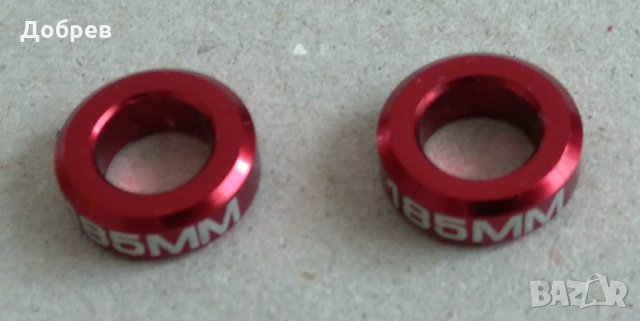 Комплект спейсъри за задна спирачка от 180 на 185mm, например AVID, снимка 3 - Части за велосипеди - 33287495