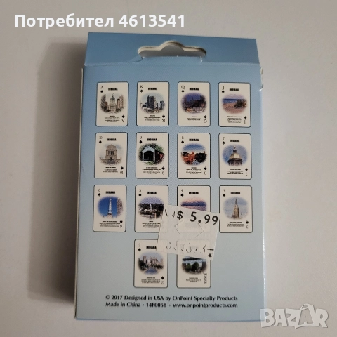 USA оргинални карти за игра, снимка 2 - Карти за игра - 52848903