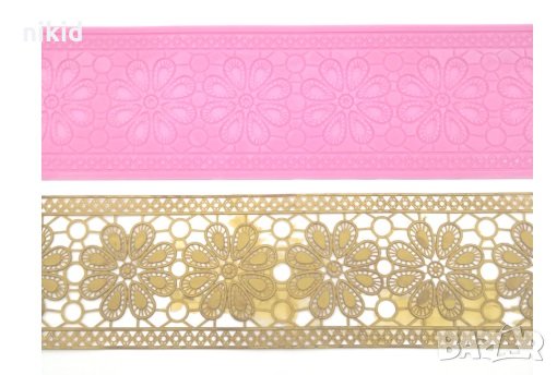 Дантелени Маргаритки дантела борд силиконов молд форма за украса торта с фондан гъмпейст