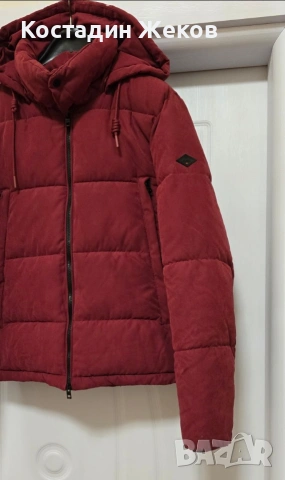  Мъжко оригинално късо зимно яке с капитуниран дизайн. Lee Cooper. Като ново. , снимка 14 - Якета - 53242401