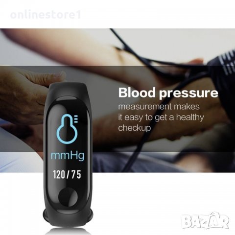 Фитнес смарт гривна Крачкомер, Кръвно, Bluetooth и др. , снимка 3 - Фитнес уреди - 26707047