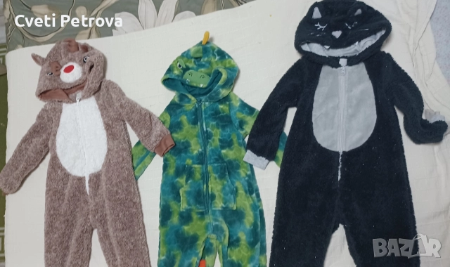 детски топли гащеризончета животни