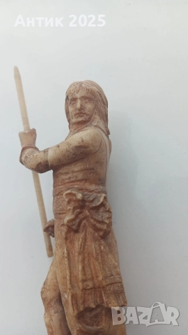 Френски революционер с флаг — резбована фигурка от кост, Франция, края на XVIII век, снимка 17 - Антикварни и старинни предмети - 52841852