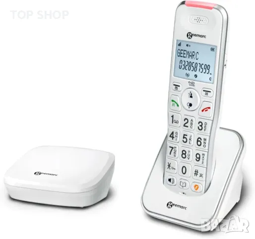 Geemarc Liberty 200 - домашен телефон с изключително малка DECT база