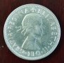 Английска монета, 1 shilling - 1957 год, снимка 2
