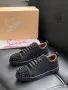 Christian Louboutin Мъжки Велурени Обувки Със Шипове - 2 Налични Цвята Код E255, снимка 2