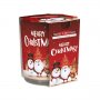 1808 Коледна ароматизирана свещ в чаша Happy Christmas, снимка 3