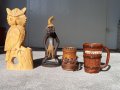 Моливници-сувенири от дърво, кожа керамика