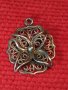 ВЕЛИКОЛЕПЕН ФЛОРАЛЕН ФИЛИГРАНЕН СРЕБЪРЕН РЕТРО МЕДАЛЬОН СРЕБРО 925 РЪЧНА МАЙСТОРСКА ИЗРАБОТКА 39972, снимка 3