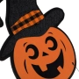 Halloween / Хелоуин висяща дървена тиква с шапка_1244368, снимка 3